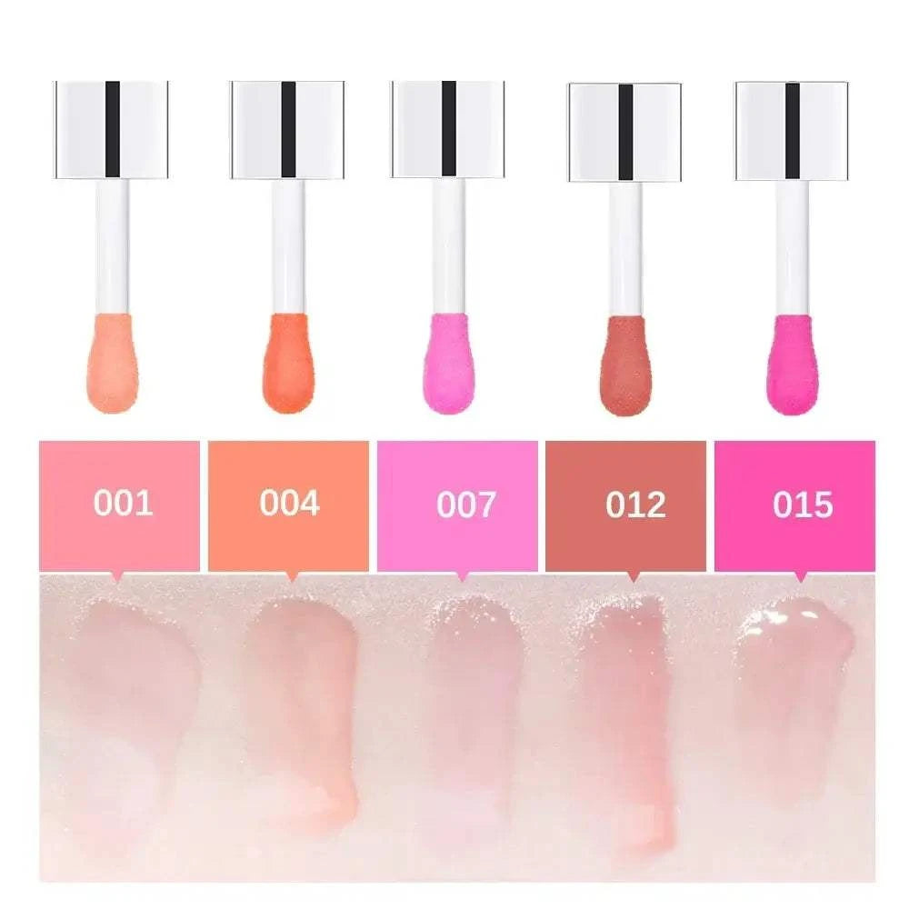 Crystal Jelly Moisturizing Lip Oil Plumping Lip Gloss Makeup Sexy Plump Lip Glow Oil Tinted Lip Plumper