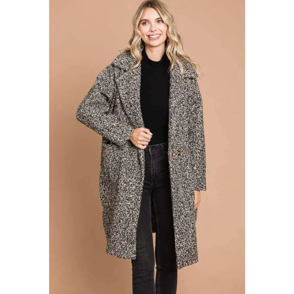 Elevate your wardrobe with the luxe teddy coat in luxury fashion for women $49.10 the lapel collar double breast teddy