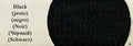 Customized Wedding Dress fabric swatch in black color showing textured polyester material on a white background