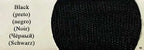 Customized Wedding Dress fabric swatch in black color showing textured polyester material on a white background