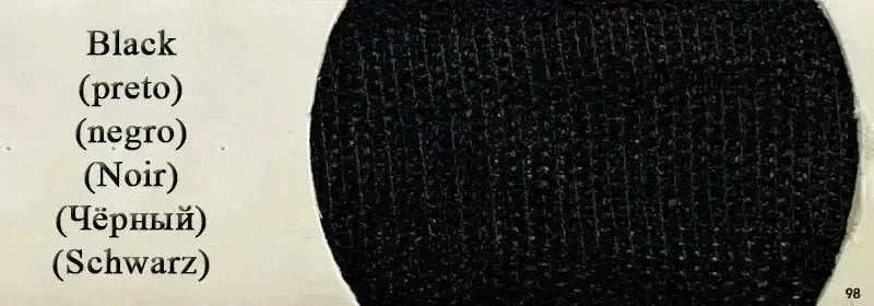 Customized Wedding Dress fabric swatch in black color showing textured polyester material on a white background
