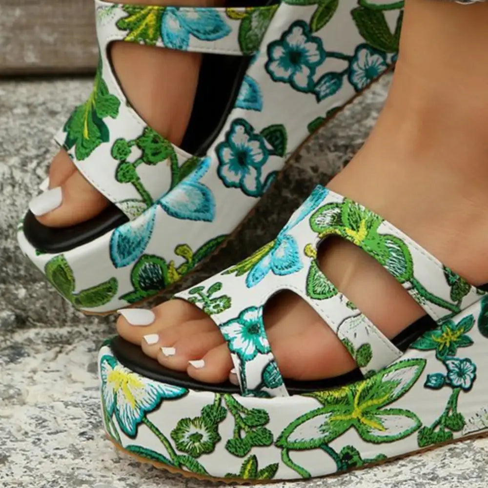 Elevate your style with luxury floral peep toe sandals $40.99 heel high heels, designed to elevate your stature