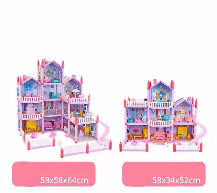 Luxurious princess castle villa doll house for imaginative play