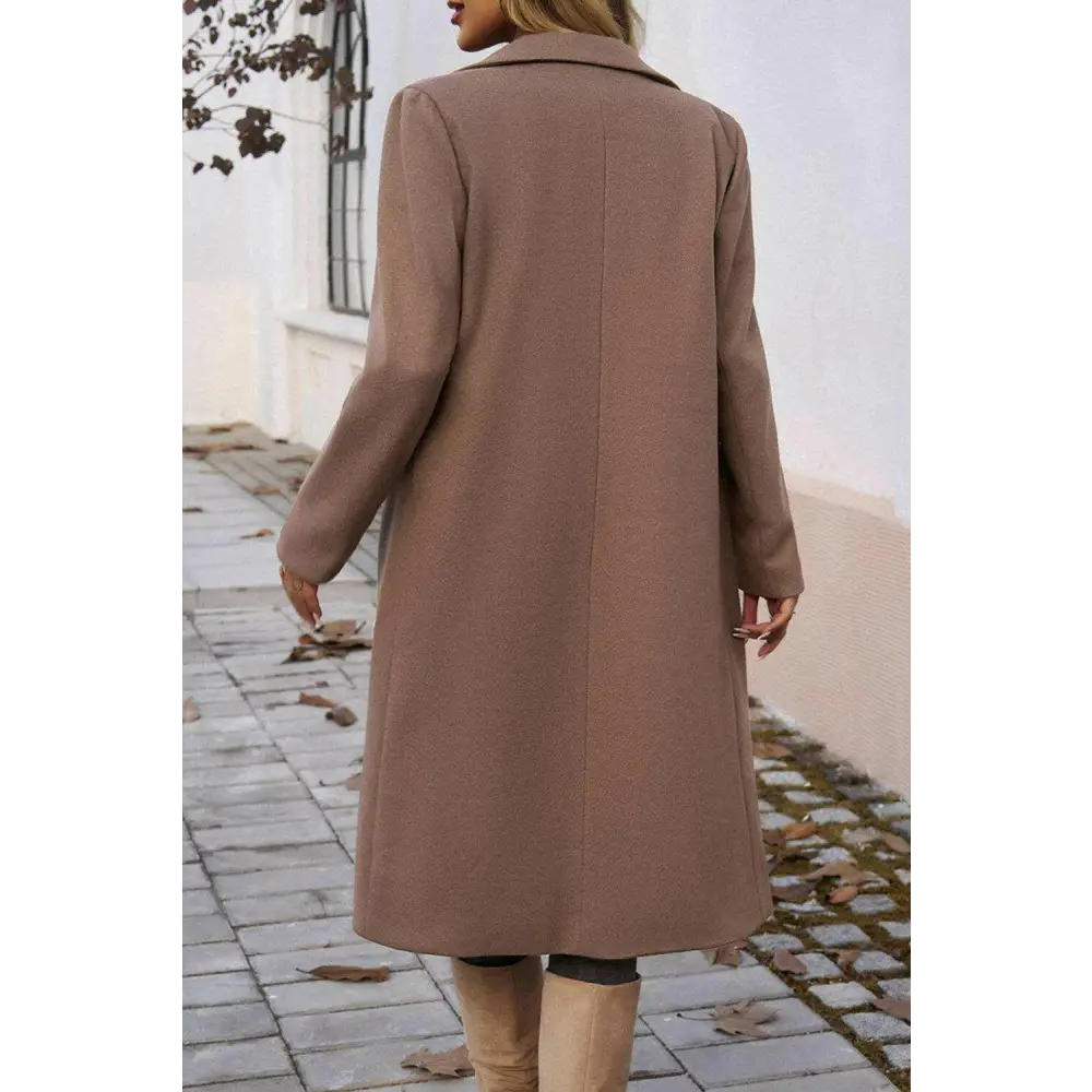 Luxury fashion for women with timeless designer overcoat elegance $75.89 100% polyester stay warm and stylish during