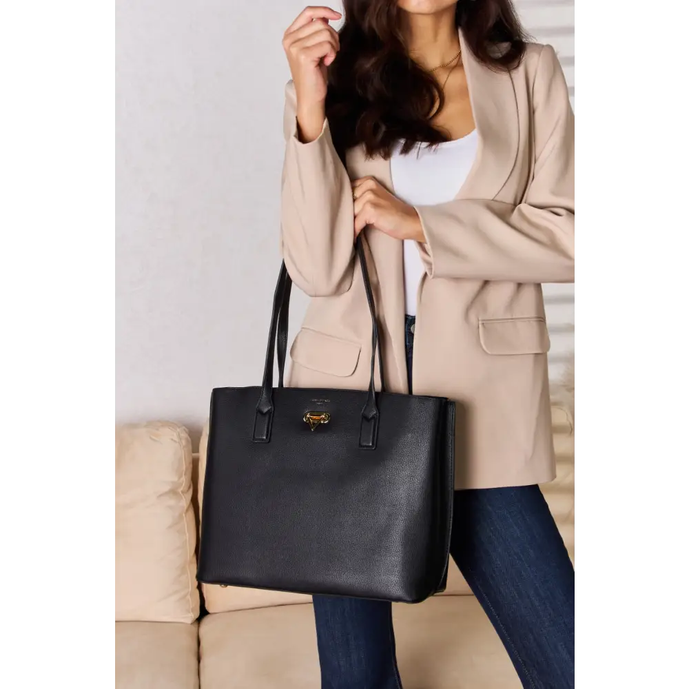 David jones katie work tote bag redefines luxury fashion for women $52.99 this tote exudes elegance and sophistication