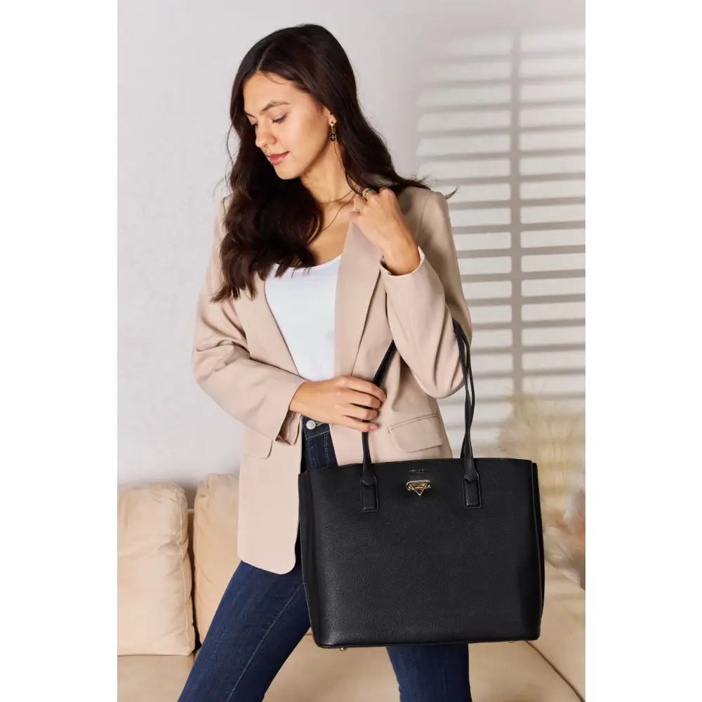 David jones katie work tote bag redefines luxury fashion for women $52.99 this tote exudes elegance and sophistication