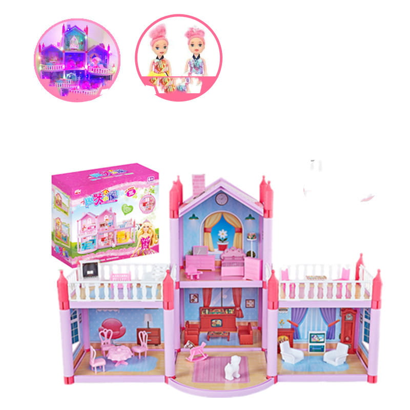 Luxurious princess castle villa doll house for imaginative play