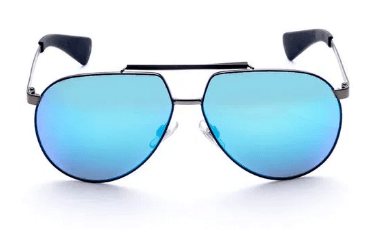 Dolce & Gabbana 2152 Gunmetal Mirror Lens Sunglasses 61mm - Maven Couture IncOther