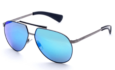 Dolce & Gabbana 2152 Gunmetal Mirror Lens Sunglasses 61mm - Maven Couture IncOther