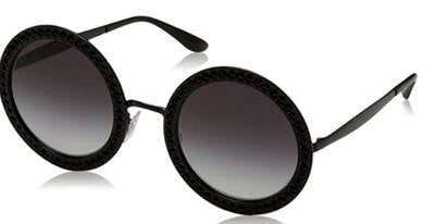 Dolce & Gabbana 2170-B 01/8G Black Metal Sunglasses 51mm - Maven Couture IncOther