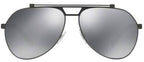 Dolce & Gabbana 2189 01/6C Black Metal Aviator Sunglasses 61mm - Maven Couture IncOther
