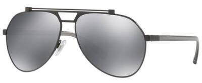Dolce & Gabbana 2189 01/6C Black Metal Aviator Sunglasses 61mm - Maven Couture IncOther