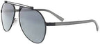 Dolce & Gabbana 2189 01/6C Black Metal Aviator Sunglasses 61mm - Maven Couture IncOther