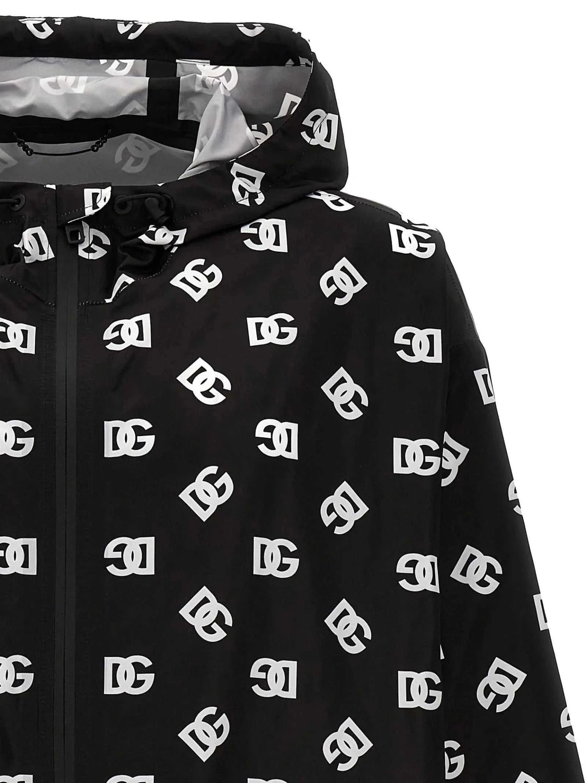 Dolce & Gabbana Logo Print Hooded Jacket - Maven Couture IncMen's Jacket
