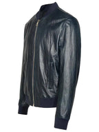 Dolce & Gabbana Navy Lambskin Jacket - Maven Couture IncMen's Jacket