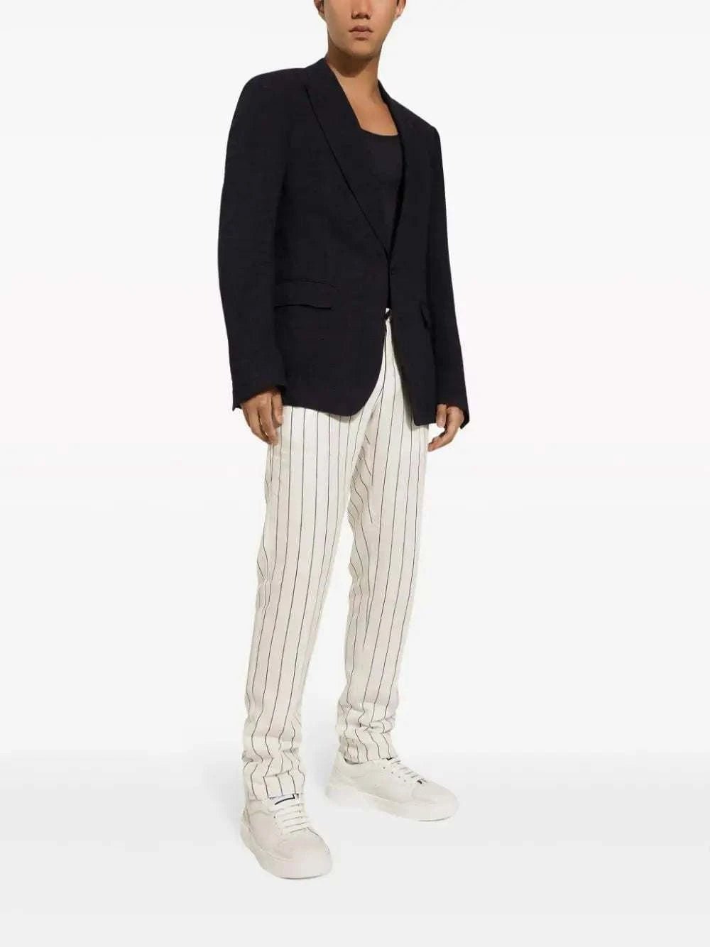 Dolce & Gabbana Sicilia Linen Sngle Breasted Jacket - Maven Couture IncMen's Blazer