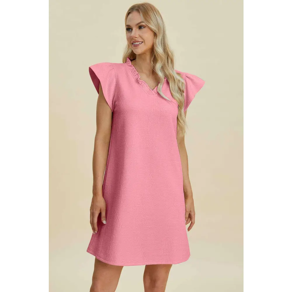 Ruffled elegance in timeless designer clothing for luxury fashion women $34.70 a classic, basic style that embodies