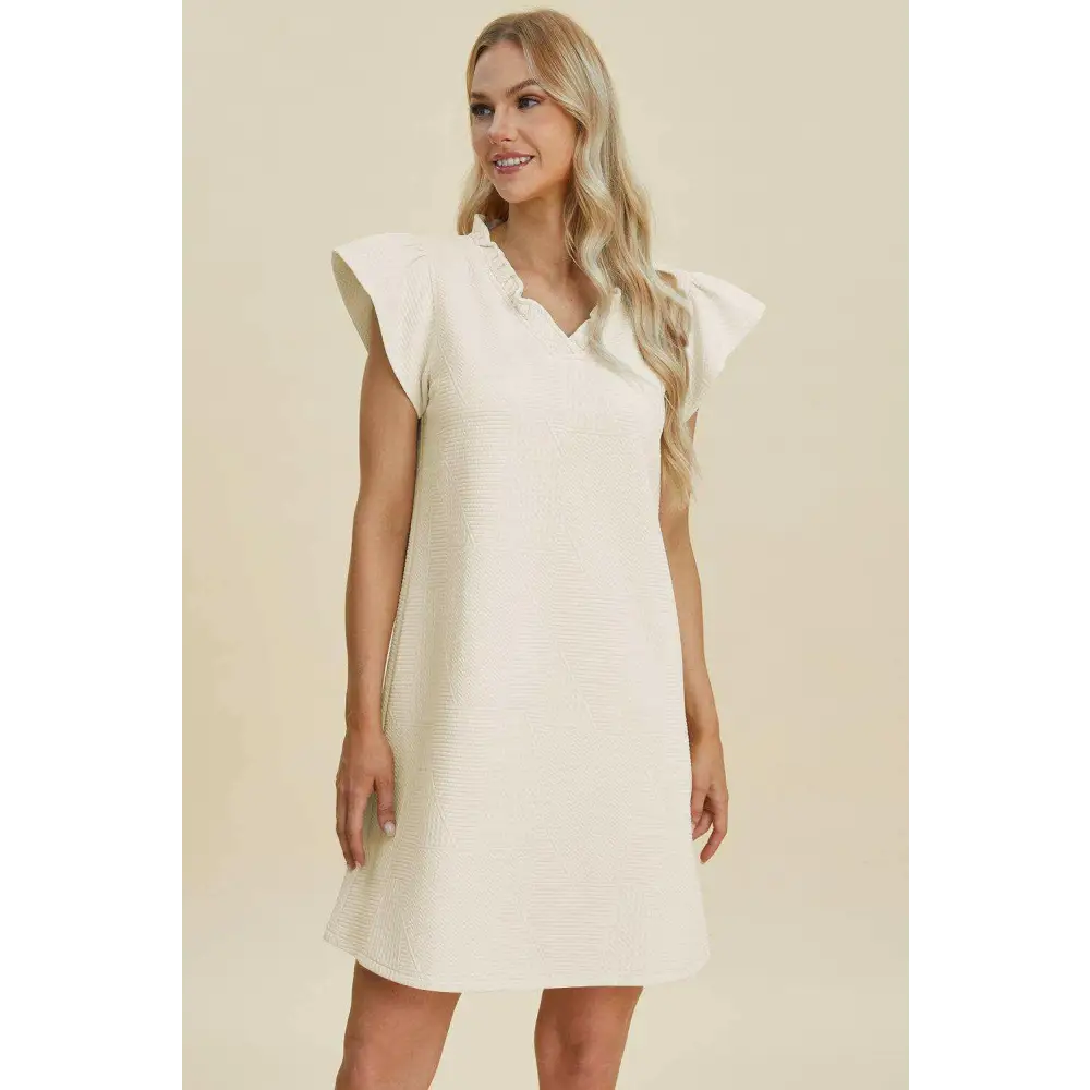 Ruffled elegance in timeless designer clothing for luxury fashion women $34.70 a classic, basic style that embodies