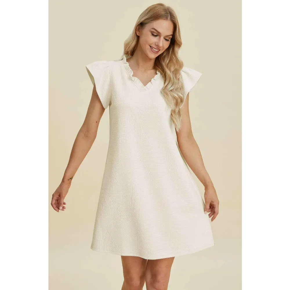 Ruffled elegance in timeless designer clothing for luxury fashion women $34.70 a classic, basic style that embodies