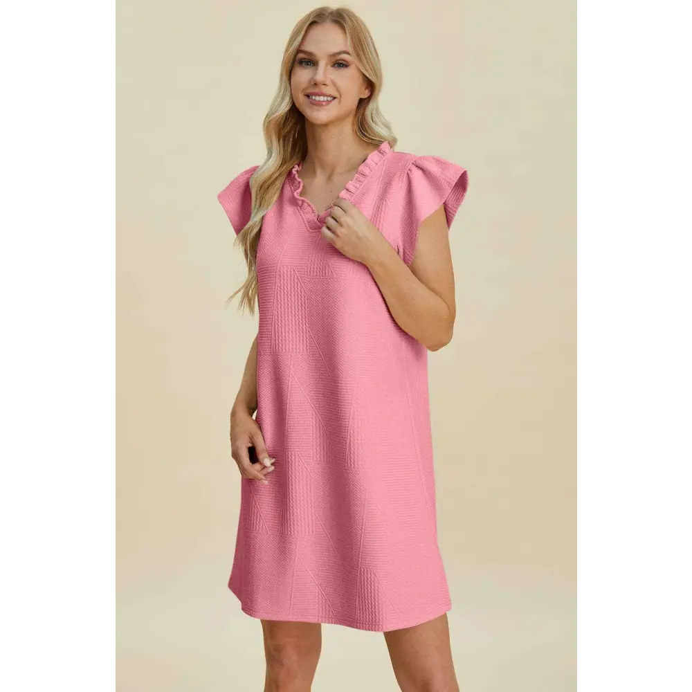 Ruffled elegance in timeless designer clothing for luxury fashion women $34.70 a classic, basic style that embodies