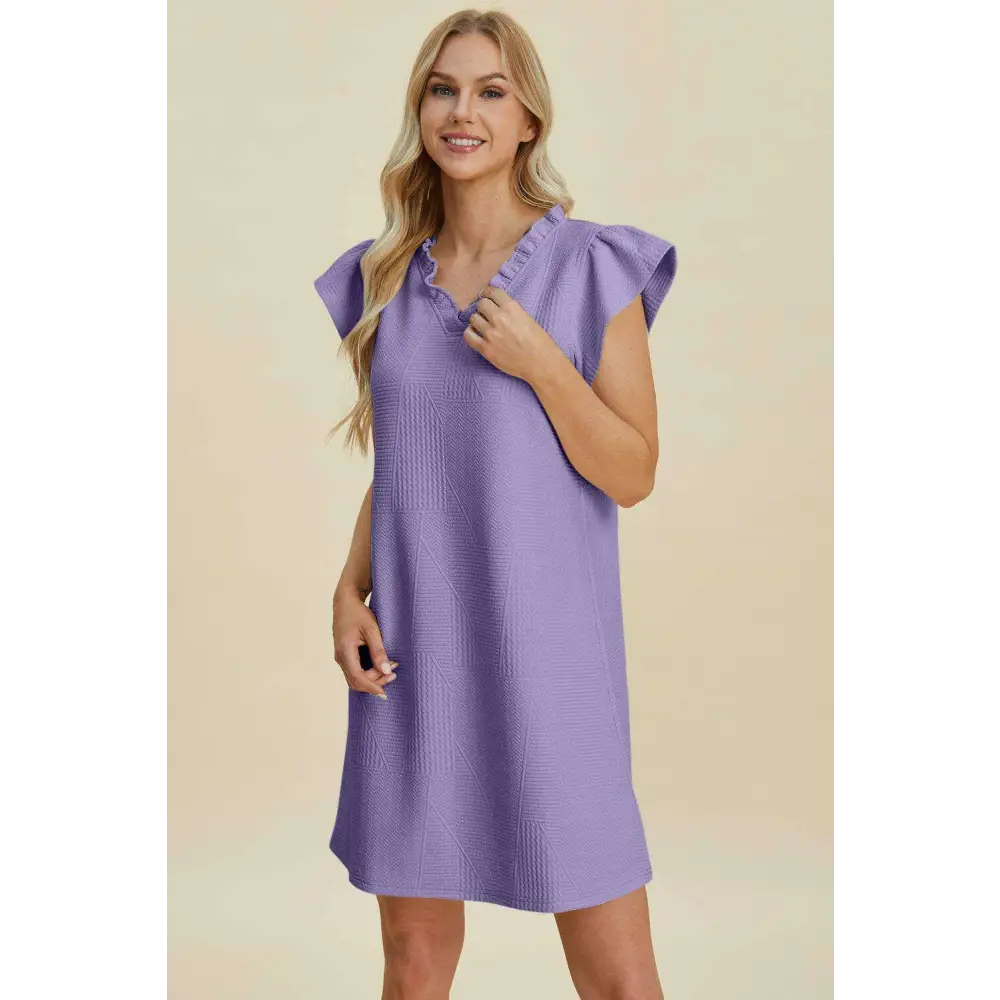 Ruffled elegance in timeless designer clothing for luxury fashion women $34.70 a classic, basic style that embodies