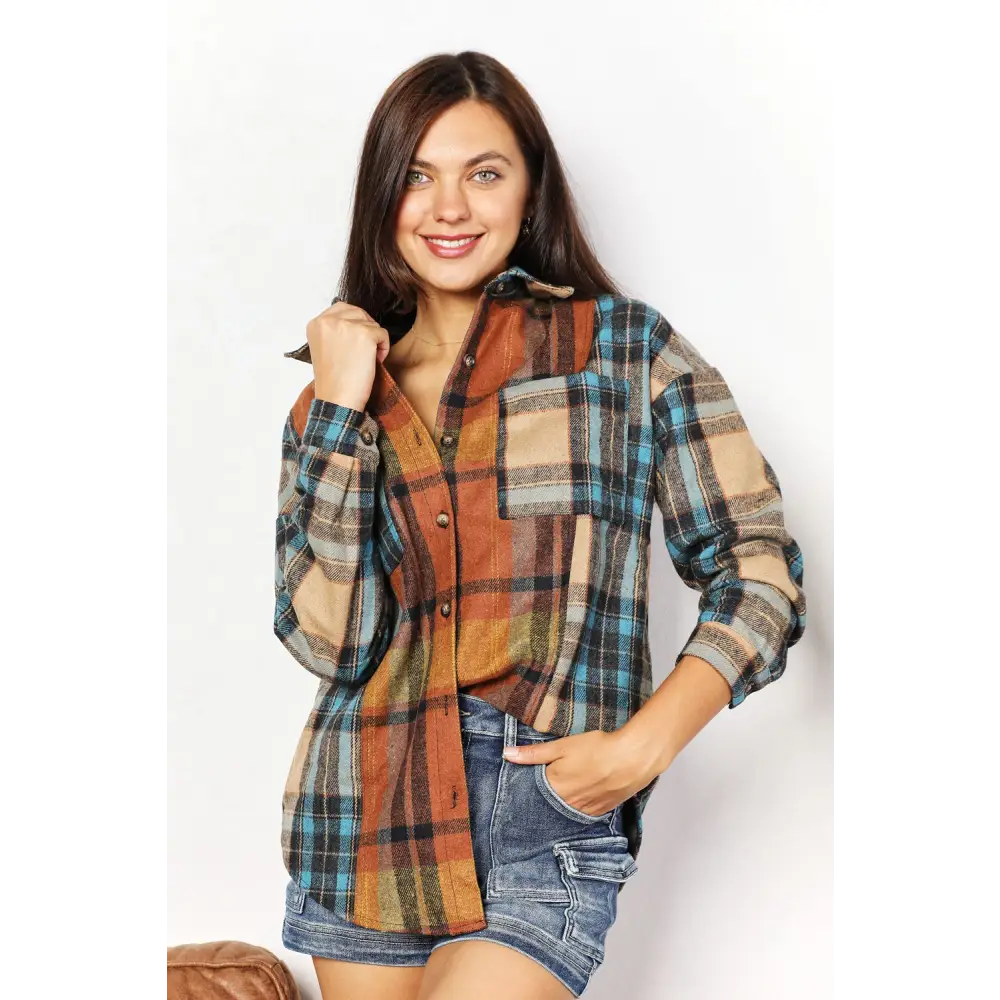 Timeless designer plaid shirt jacket for luxury fashion enthusiasts $40 introducing a statement piece that exudes both