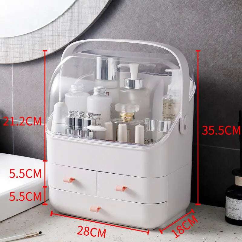 Elevate luxury fashion for women with the clamshell cosmetic storage box $69.99 product information discover