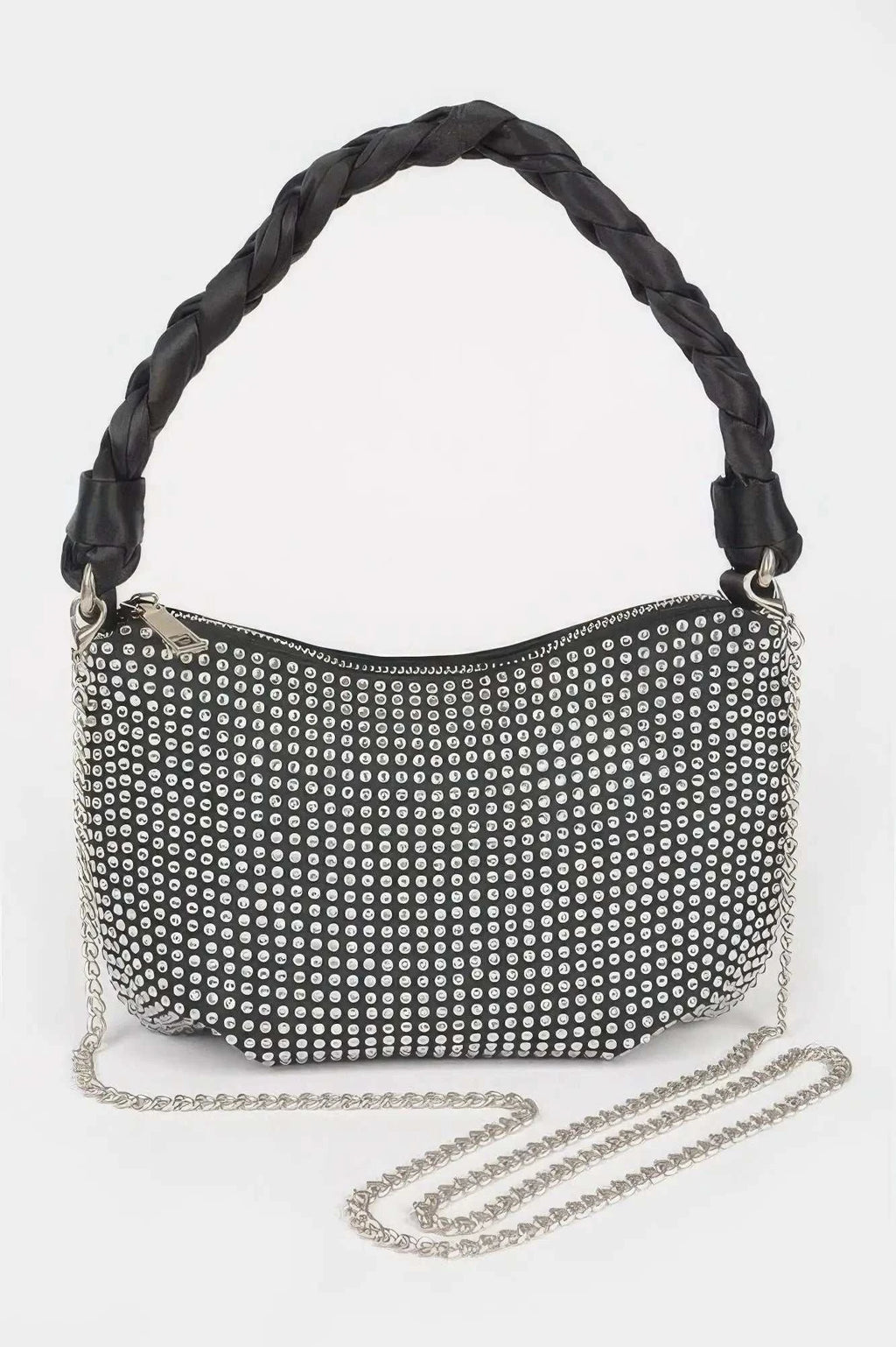 ELEGANT BAG CHELSEA Hot Fix Stone Twisted Hobo – BYMANYC ® New York - Maven Couture IncHAND BAGS