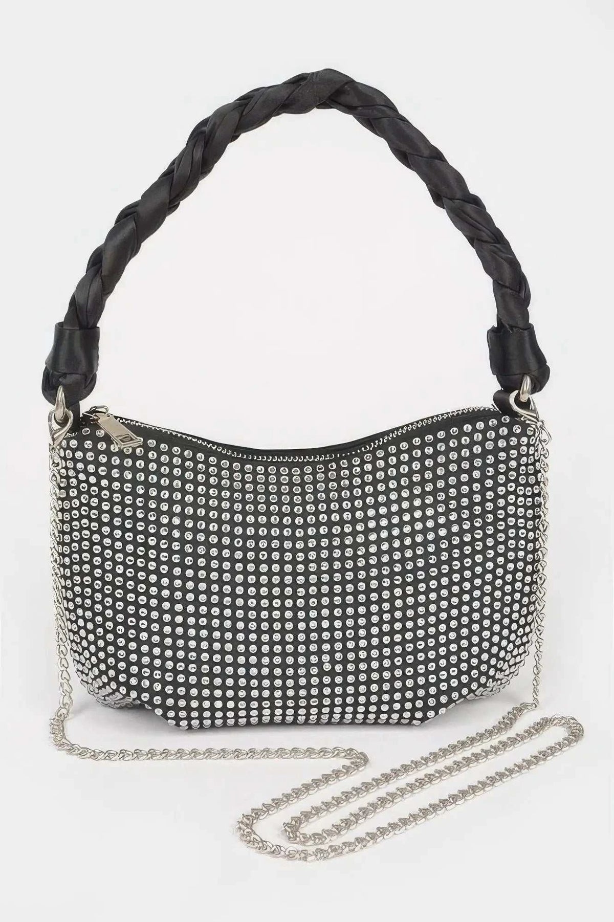 ELEGANT BAG CHELSEA Hot Fix Stone Twisted Hobo – BYMANYC ® New York - Maven Couture IncHAND BAGS