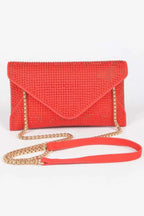 ELEGANT BAG HUDSON Hot Fix Rhinestones Envelope Clutch – BYMANYC ® New York - Maven Couture IncHAND BAGS