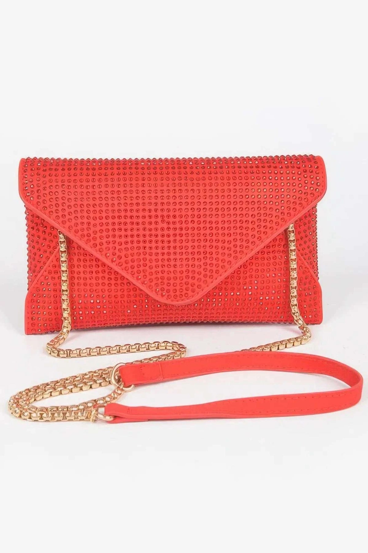 ELEGANT BAG HUDSON Hot Fix Rhinestones Envelope Clutch – BYMANYC ® New York - Maven Couture IncHAND BAGS