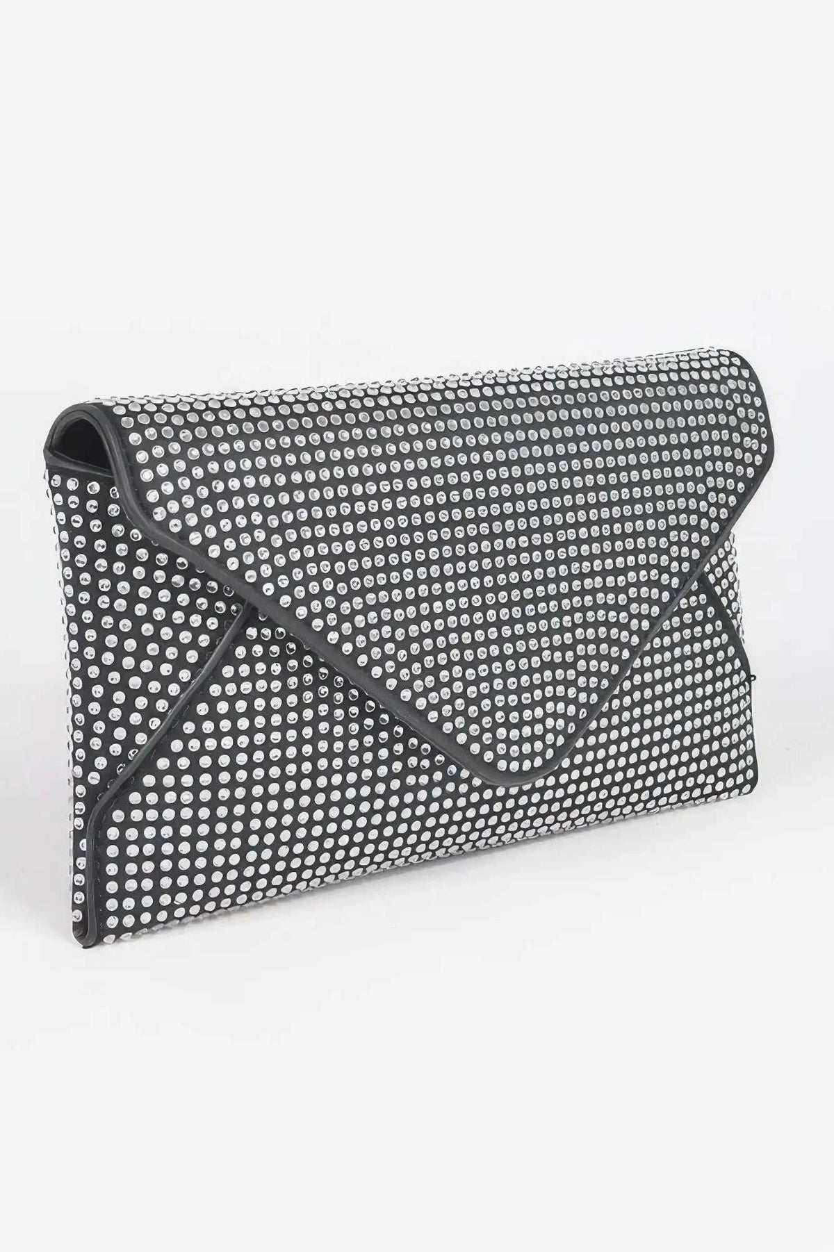 ELEGANT BAG HUDSON Hot Fix Rhinestones Envelope Clutch – BYMANYC ® New York - Maven Couture IncHAND BAGS