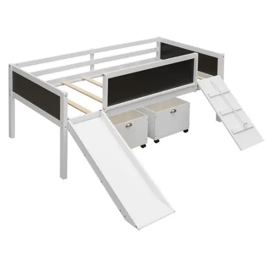 Elevate your space with the luxurious double loft bed in white $563.99 introducing the twin size loft bed, a stunning