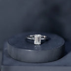 Emerald Cut 2 Carat Engagement Ring with IGI Certified Lab Diamond