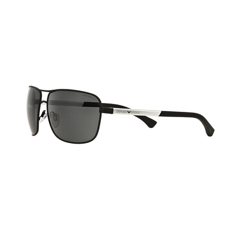 Emporio Armani 0EA2033 Men's Black Rubber Sunglasses 64mm - Maven Couture IncOther
