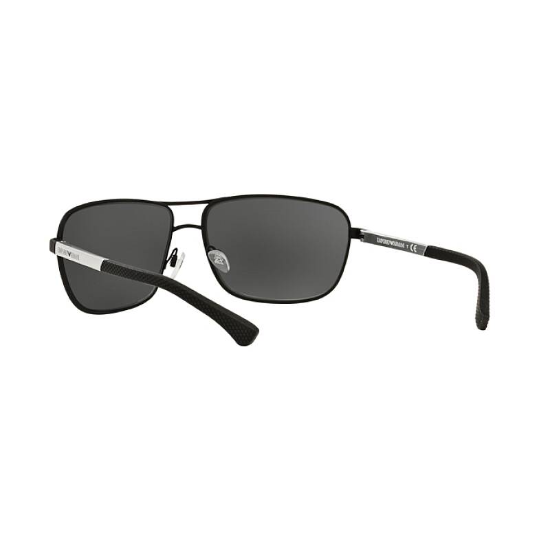 Emporio Armani 0EA2033 Men's Black Rubber Sunglasses 64mm - Maven Couture IncOther