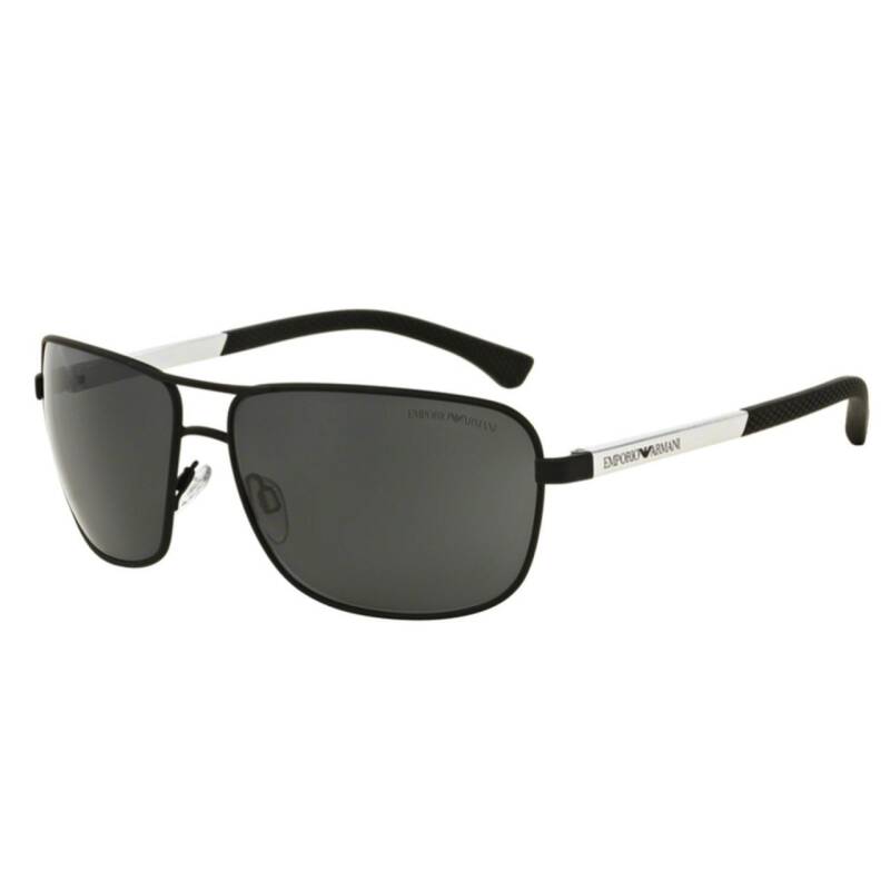 Emporio Armani 0EA2033 Men's Black Rubber Sunglasses 64mm - Maven Couture IncOther