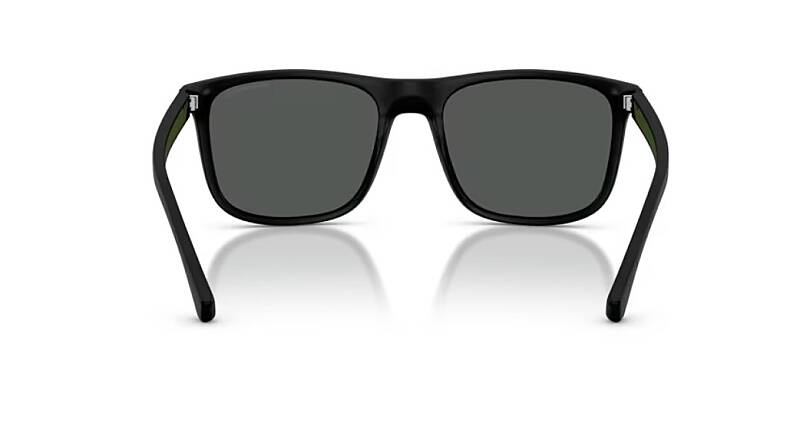 Emporio Armani Matte Black Men's Square Sunglasses 56mm - Maven Couture IncOther