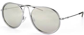 Emporio Armani 2034 3010/6G Grey Metal Mirror Sunglasses 54mm - Maven Couture IncOther