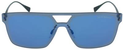 Emporio Armani 2048 3173/55 Green Metal Mirror Sunglasses - Maven Couture IncOther