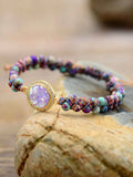 Exquisite Imperial Jasper Beaded Bracelet - Embrace Nature's Beauty
