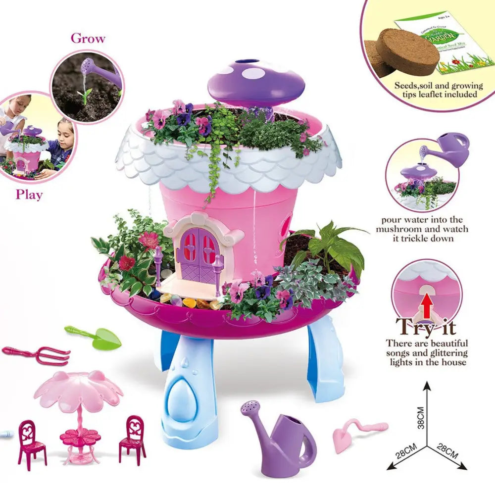 Enchanting fairy garden magic cabin play house for creative play $42.99 let your child’s imagination soar