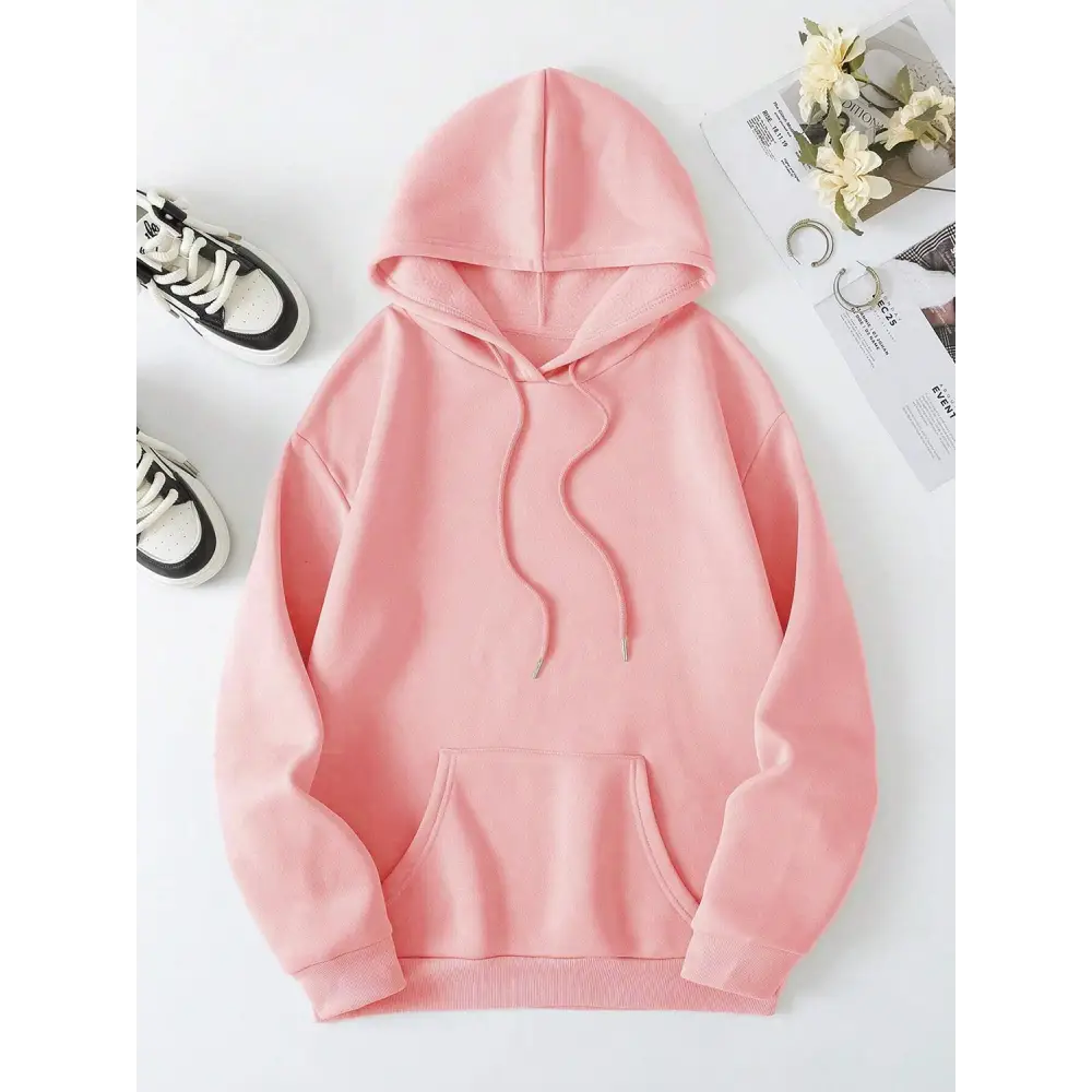 Faith over fear dropped shoulder hoodie in luxury fashion for women $23.99 embrace the elegance with this basic style,