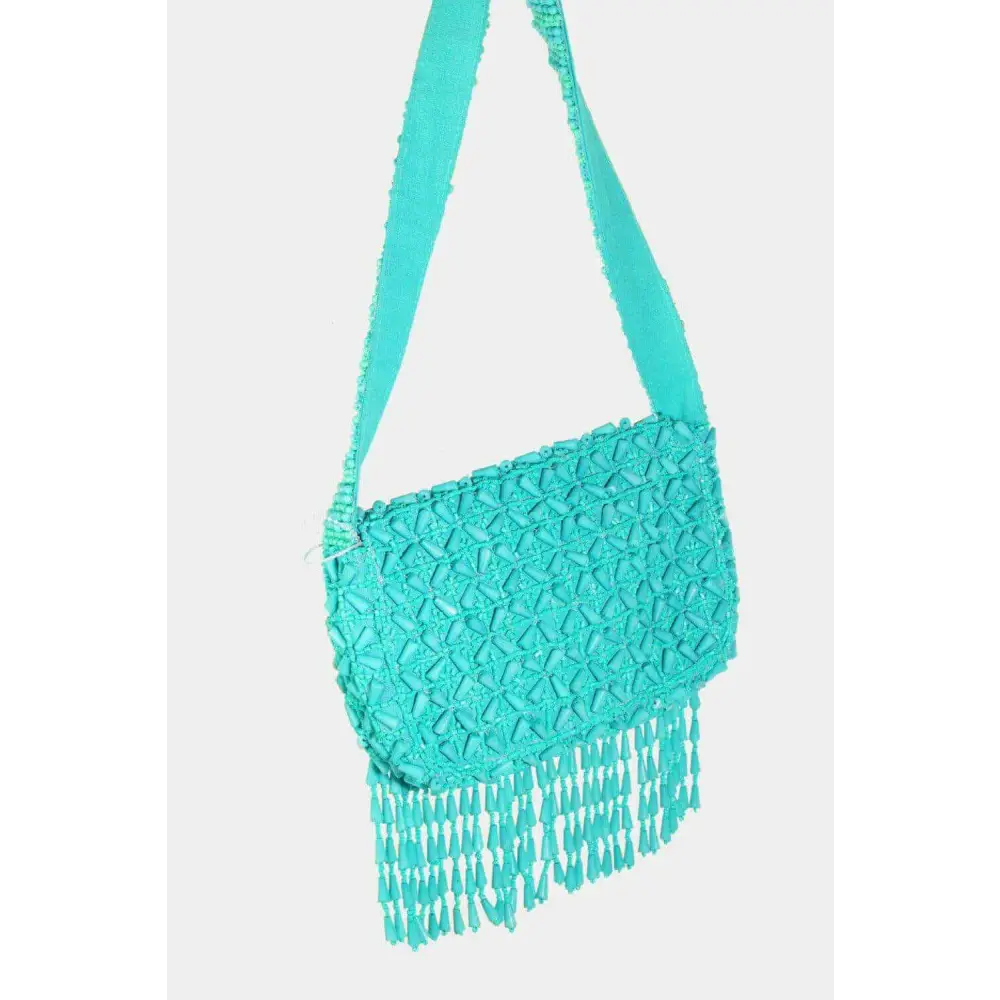 Fame beaded fringe shoulder bag elevating luxury fashion for women $52.54 discover the enchanting allure of a beaded