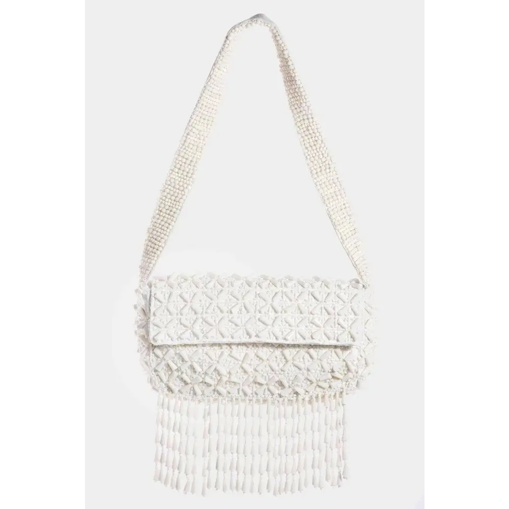 Fame beaded fringe shoulder bag elevating luxury fashion for women $52.54 discover the enchanting allure of a beaded