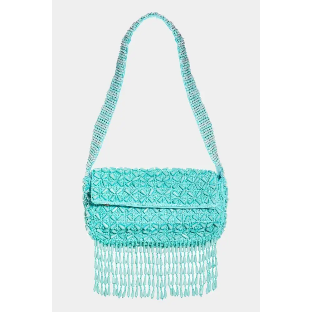 Fame beaded fringe shoulder bag elevating luxury fashion for women $52.54 discover the enchanting allure of a beaded