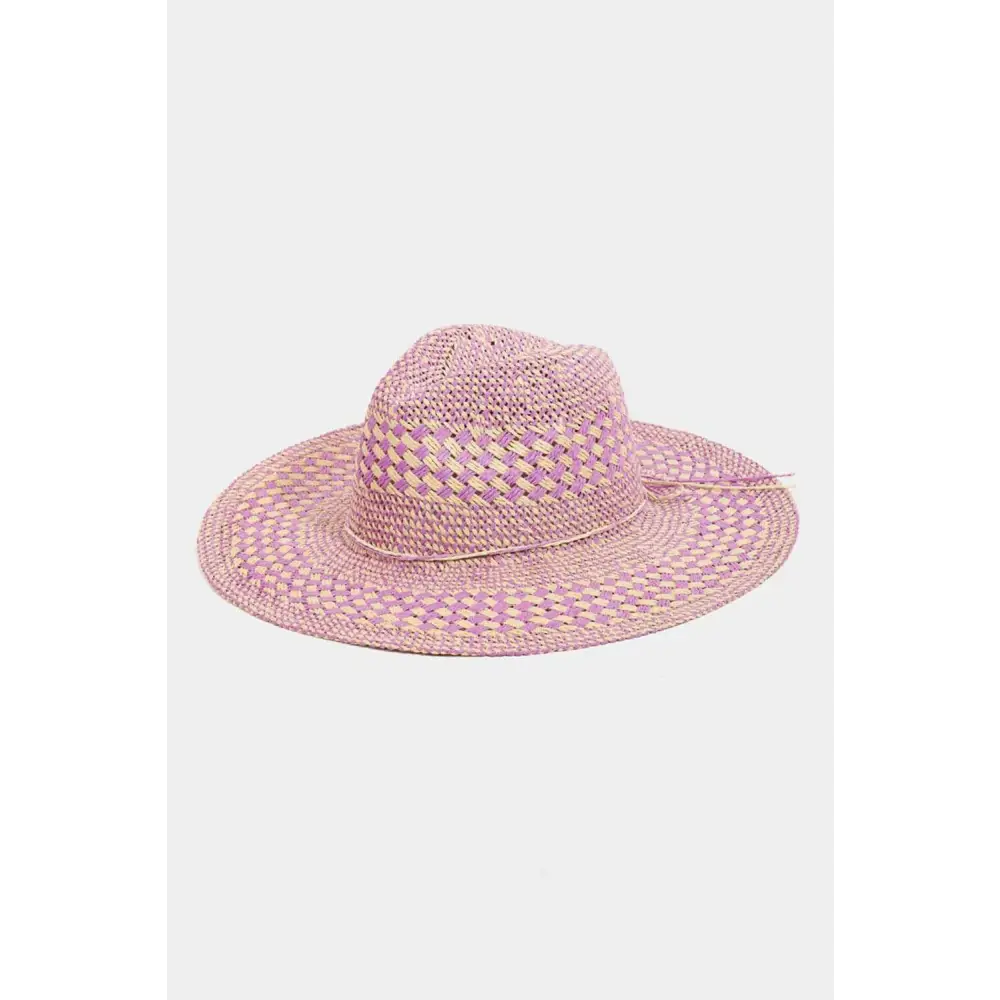 Fame checkered straw weave sun hat for luxury fashion enthusiasts $25.96 the checkered straw weave sun hat