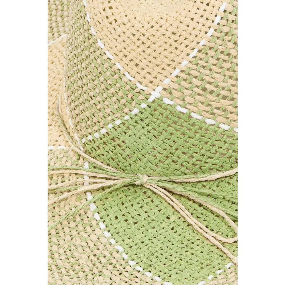 Elevate your luxury fashion with the fame contrast straw braid hat $25.96 the contrast straw braid hat is an essential