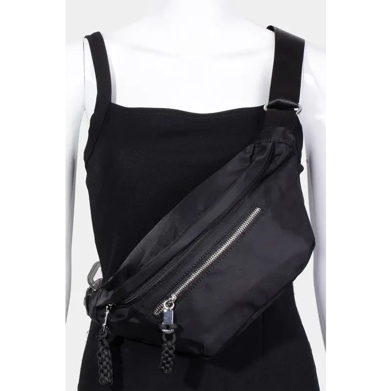 Elevate your style with the fame nylon crossbody bag in luxury fashion $32.99 introducing the nylon crossbody bag