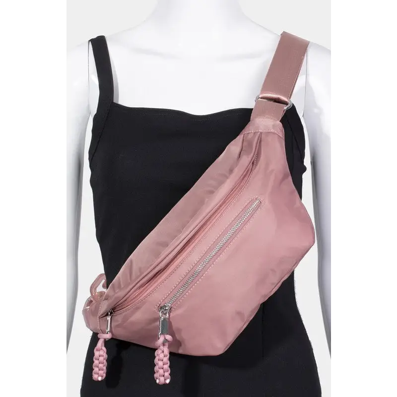 Elevate your style with the fame nylon crossbody bag in luxury fashion $32.99 introducing the nylon crossbody bag